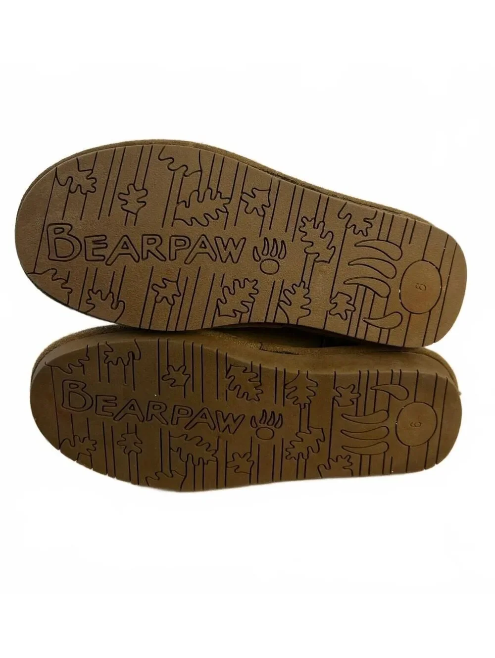 Bearpaw Women's Brown Suede Shearling Lined Winter Boots with Buckle
